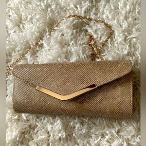 Gold Clutch Purse